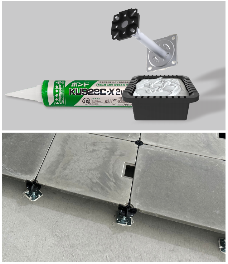 KONISHI KU928C-X Raised Access Floor Pedestal Adhesive